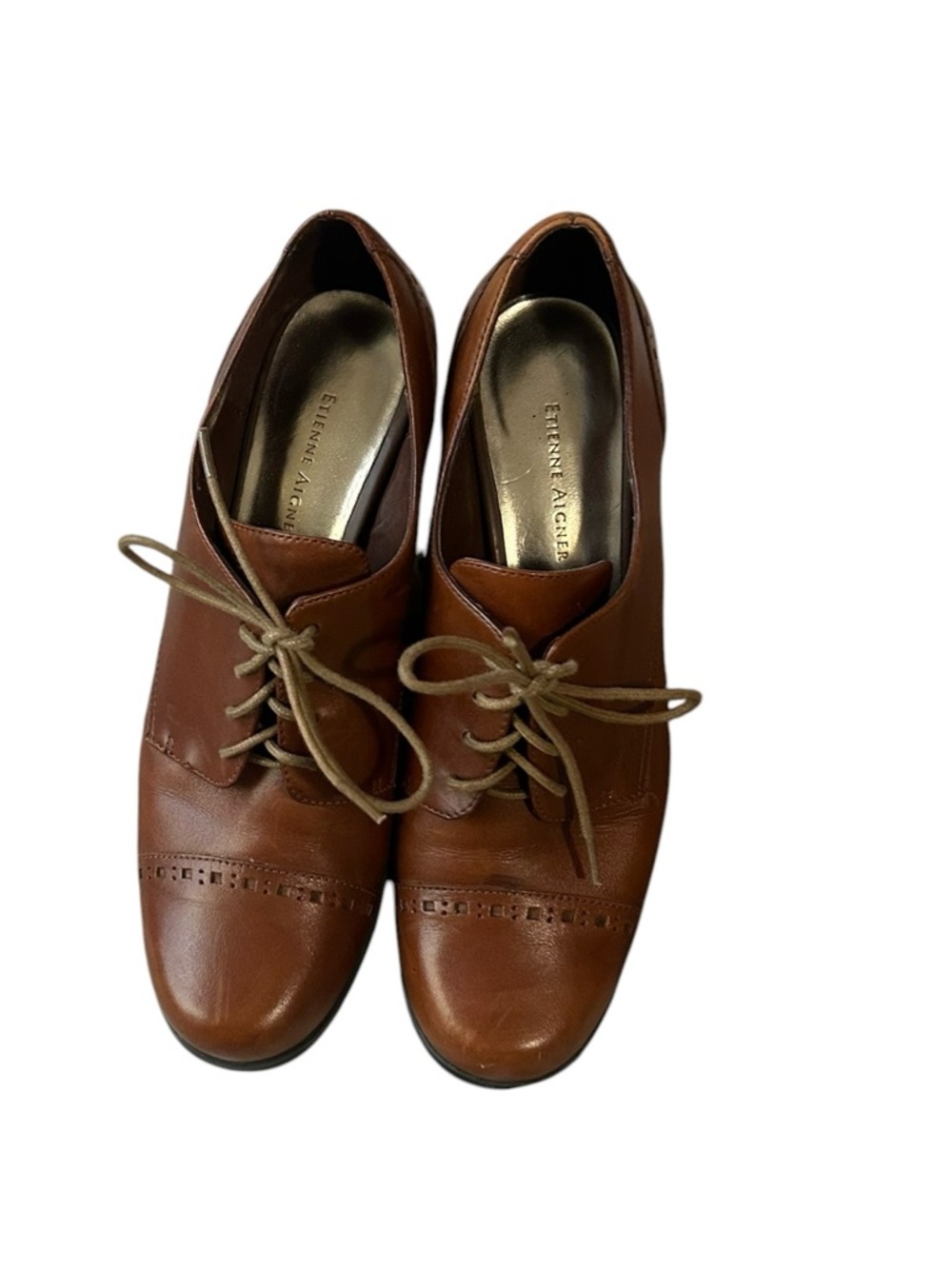 Etienne Aiger Nada Women’s Lace up Booties Brown sz 8